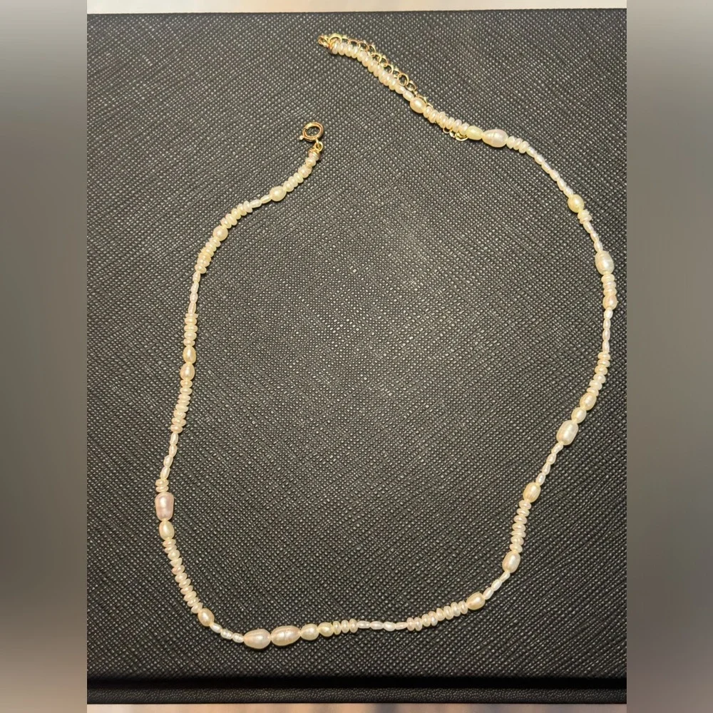 WWAKE pearl collage necklace - Picture 4 of 8